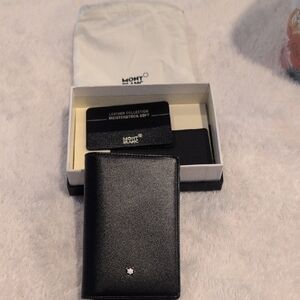Montblanc Black Leather Wallet